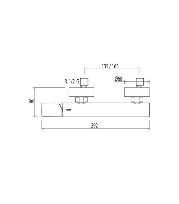 MAX-TRES 06116701 Grifo Ducha Ducha de mano Antical