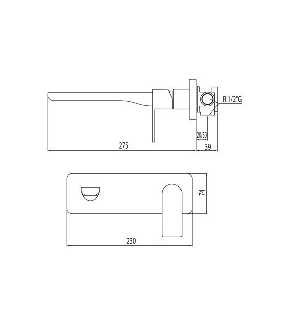 LOFT-TRES 20020002 Grifo Mural 245 mm.