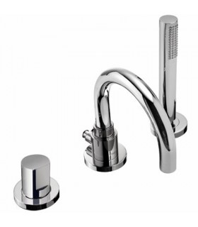 STUDY-TRES 26115001 Grifo Bañera de Repisa con Ducha Antical