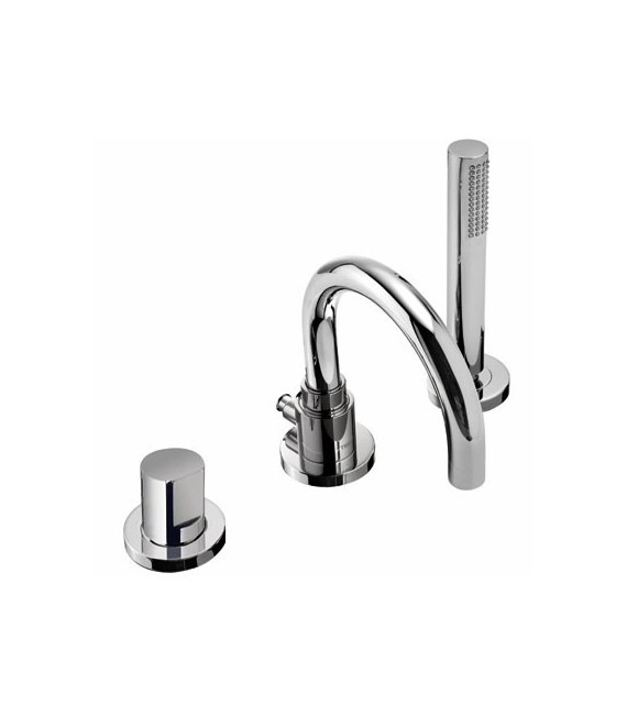 STUDY-TRES 26115001 Grifo Bañera de Repisa con Ducha Antical