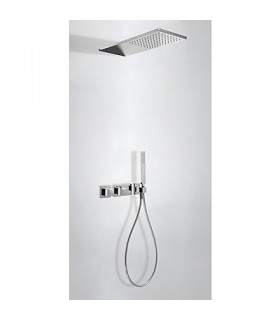 TRES 20725202 SLIM Kit Ducha termostático Empotrado Cromo