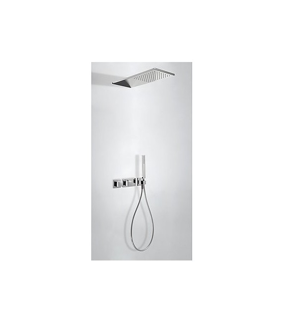 TRES 20725202 SLIM Kit Ducha termostático Empotrado Cromo