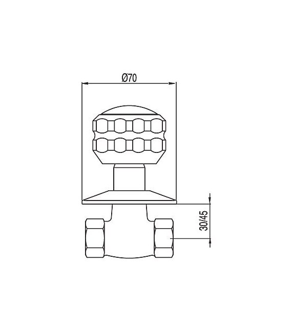 ESE-23 13315510F Llave de paso roscar 1/2"