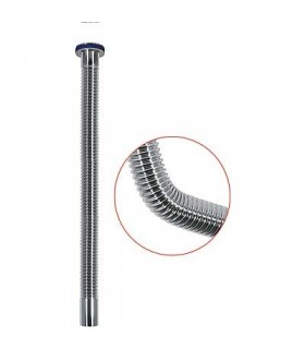 TRES 913463250 Tubo coarrugado desagüe flexible Latón long