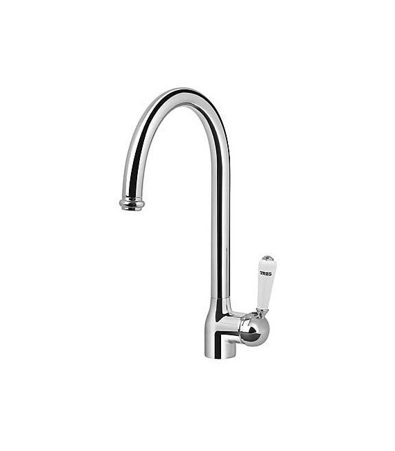 TOP-TRES 130432 Grifo fregadera Vertical con rociador extraíble