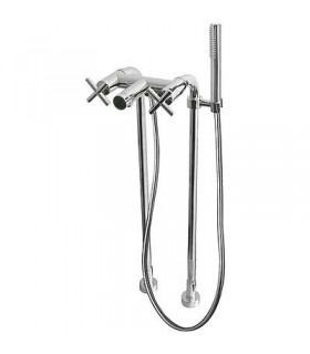 BIMAX-TRES 163194 Grupo Bañera con tomas a suelo Ducha de mano Antical