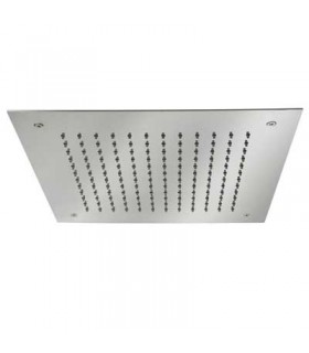 TRES 134951 Rociador Ducha INOX Techo Antical 500x500 mm.