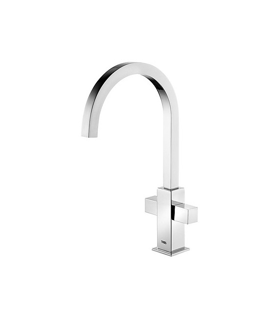 TOP-TRES 108497 Grifo Fregadero Vertical Caño de 22x22 mm.