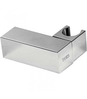 TRES 107839 Soporte orientable cuadrado Latón