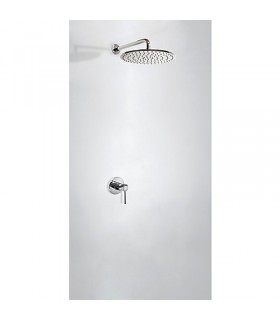 STUDY-TRES 26217793 Kit Ducha Grifo Empotrado con cierre y regulación de caudal