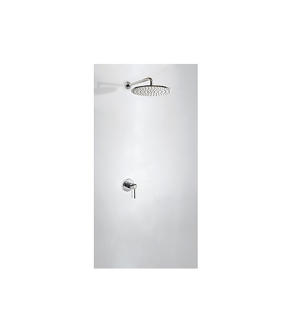 STUDY-TRES 26217793 Kit Ducha Grifo Empotrado con cierre y regulación de caudal