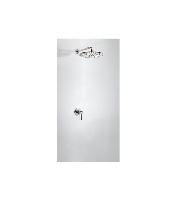 STUDY-TRES 26217793 Kit Ducha Grifo Empotrado con cierre y regulación de caudal