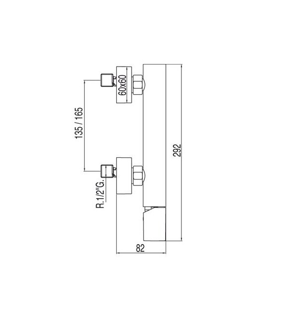 LOFT-TRES 20016701 Grifo Ducha Ducha de mano Antical