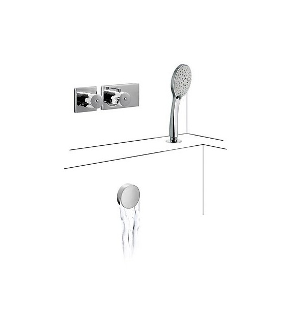 TRESMOSTATIC 20735207 Kit de Bañera termostático Empotrado