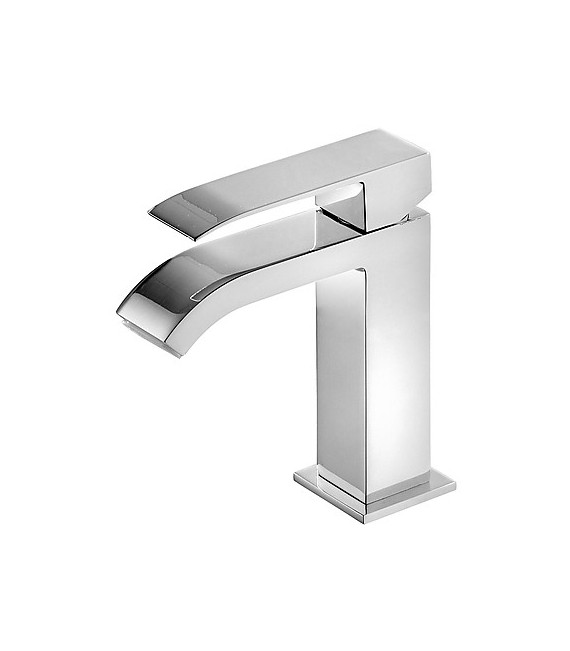 CUADRO-TRES 00610101 Grifo Lavabo Caño Cascada Cromo