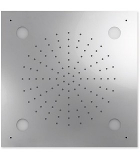 TRES 29996201 Rociador Ducha INOX Techo CROMOTERAPIA Antical