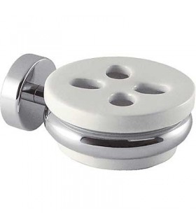 TRES 16163616 Portacepillos de Pared Cerámico