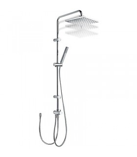 TRES 06163506 Kit Ducha Antical Barra deslizable sobre sus soportes de Pared