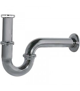 TRES 13463810 Sifón curvo articulado para Lavabo