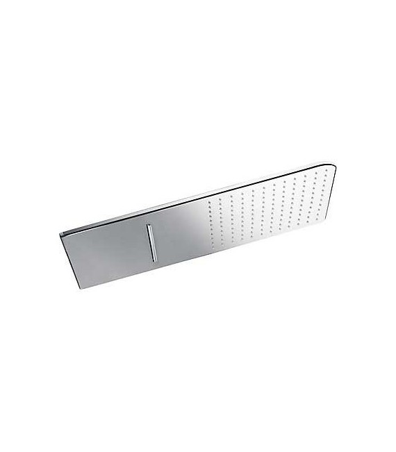 TRES 29990308 Rociador Ducha INOX a Pared Antical con Cascada