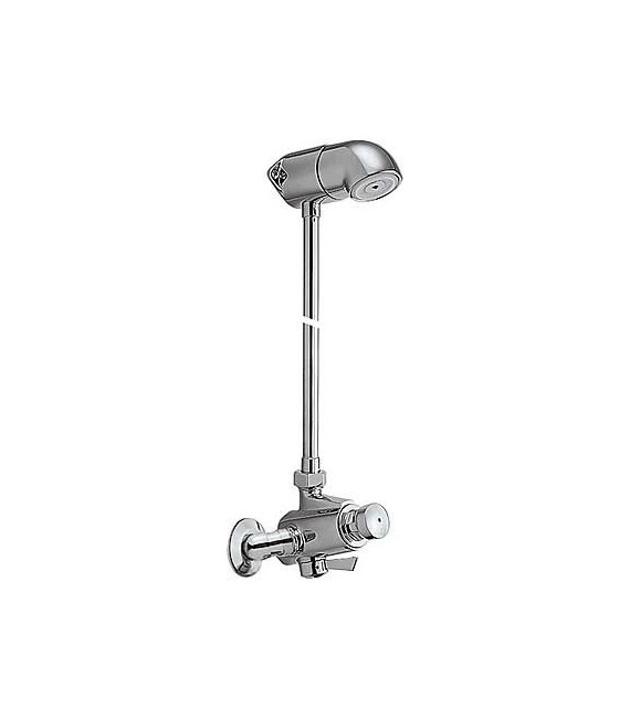 TEMPO-TRES 112163 Conjunto mezclador para Ducha Entradas opuestas con racores extensibles