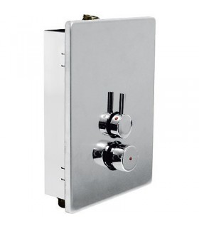 TEMPO-TRES 01217901 Grifo mezclador para Ducha con 2 entradas de agua