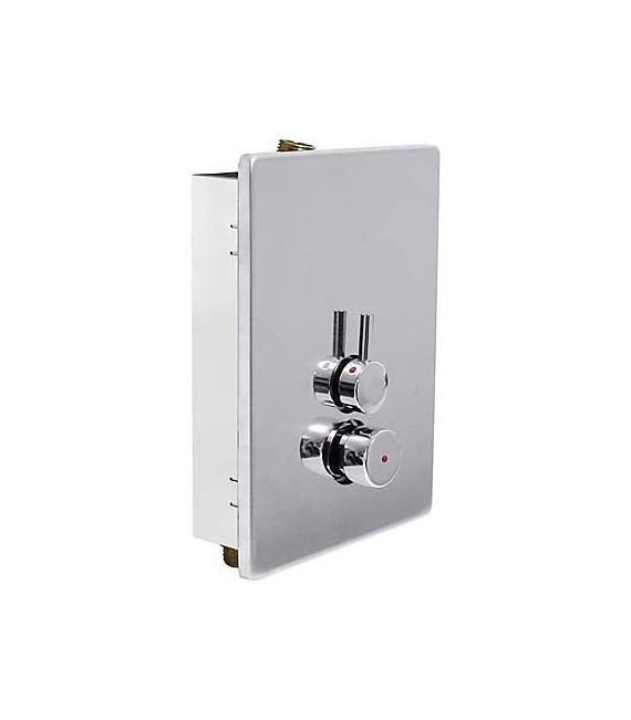 TEMPO-TRES 01217901 Grifo mezclador para Ducha con 2 entradas de agua