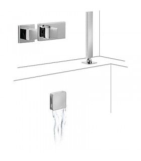 TRESMOSTATIC 20725207 Kit de Bañera termostático Empotrado