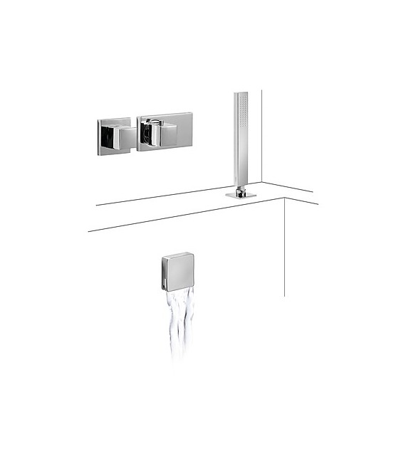 TRESMOSTATIC 20725207 Kit de Bañera termostático Empotrado