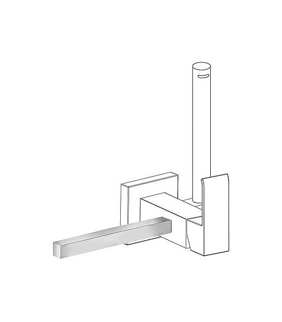 TRES 03412402 Accesorio Portatoallas Cuadrado 180 mm.