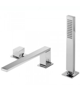 SLIM-TRES 20216102 Grifo Bañera de Repisa con Ducha Antical