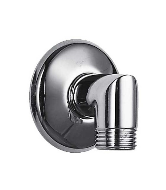 TRES 134873 Codo toma Pared para flexo Toma agua 1/2"