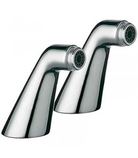 TRES 134871 Codo Adaptador Baño-Ducha Con silenciador