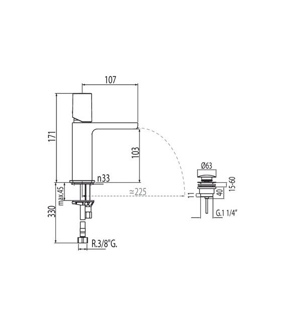 LOFT-TRES 20010102 Grifo Lavabo