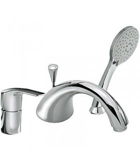 K-TRES 169145 Grifo Bañera de Repisa Ducha móvil masaje Ø 110 mm.