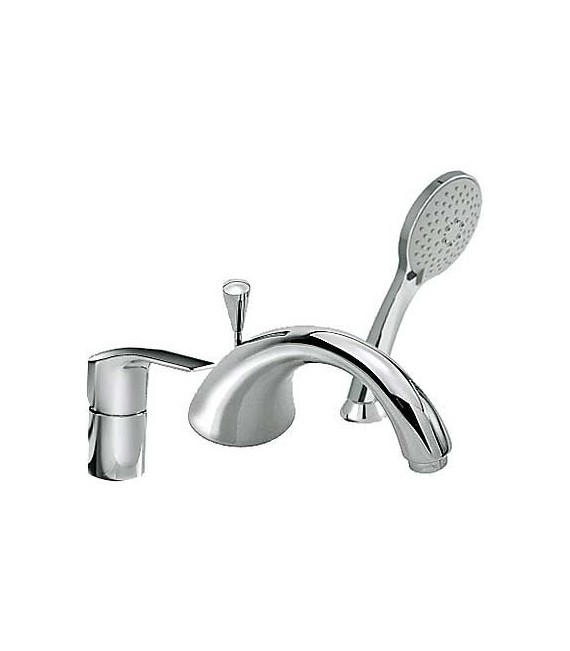 K-TRES 169145 Grifo Bañera de Repisa Ducha móvil masaje Ø 110 mm.