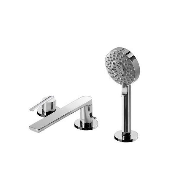 LEX-TRES 08116103 Grifo Bañera de Repisa Ducha móvil masaje Ø 100 mm.