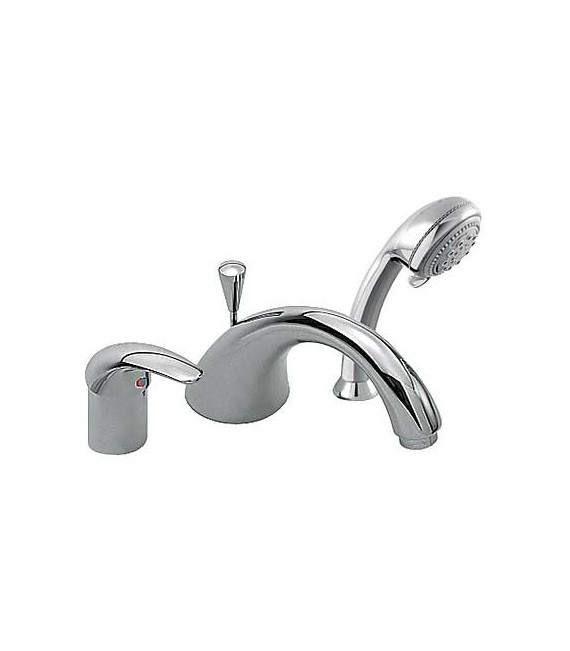 MONO-TRES 2000 172145 Grifo Bañera de Repisa Ducha masaje.