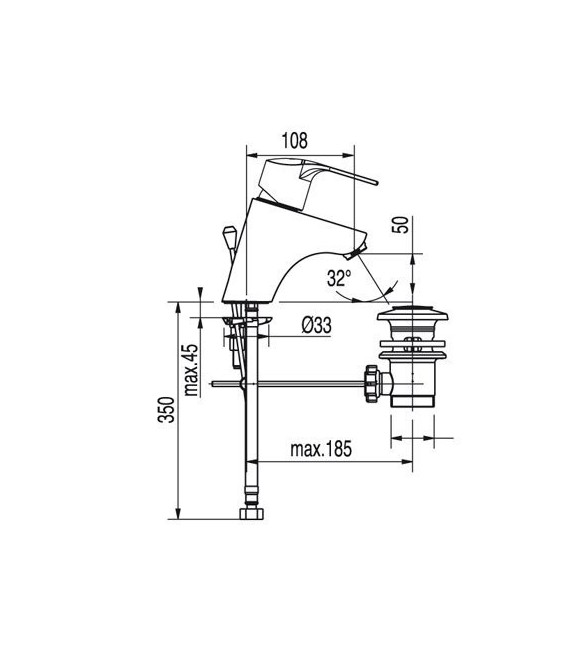 K-TRES 169103DA Grifo Lavabo