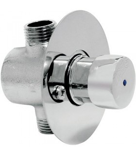 TEMPO-TRES 112177 Grifo de Ducha para Empotrar entrada y salida con rosca macho 1/2" G