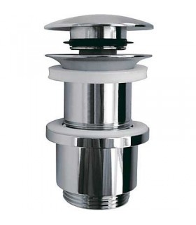 TRES 13494010 Válvula ciega para Lavabo de madera Tapón Ø 63,5 mm