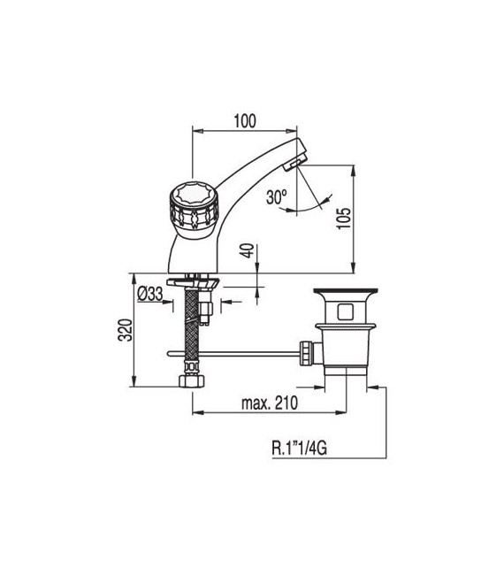 ESE-23 123103 Grifo Lavabo