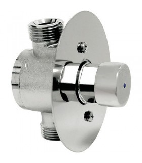 TEMPO-TRES 112178 Grifo de Ducha para Empotrar entrada y salida con rosca macho 3/4" G