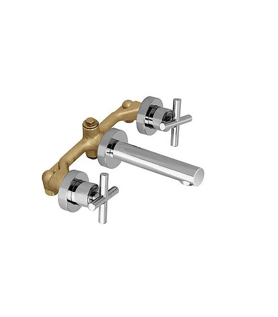 BIMAX-TRES 163152 Batería Lavabo Mural 160 mm.