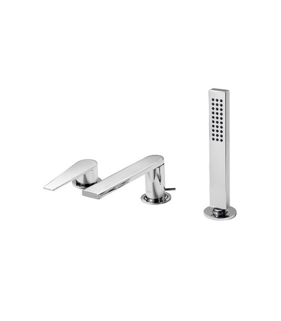 CLASS-TRES 20516103 Grifo Bañera de Repisa CLASS con Ducha Antical