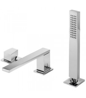 SLIM-TRES 20216104 Grifo Bañera de Repisa con Ducha Antical