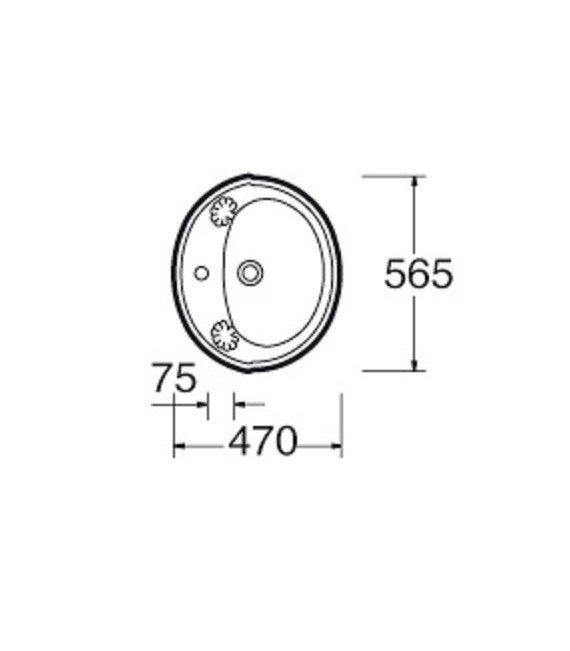 GRECIA Lavabo Encastre