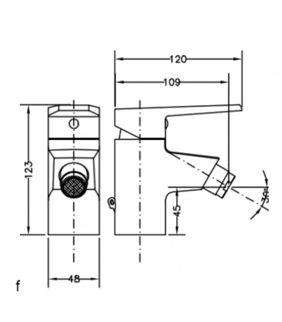 KLIP Monomando Bidé