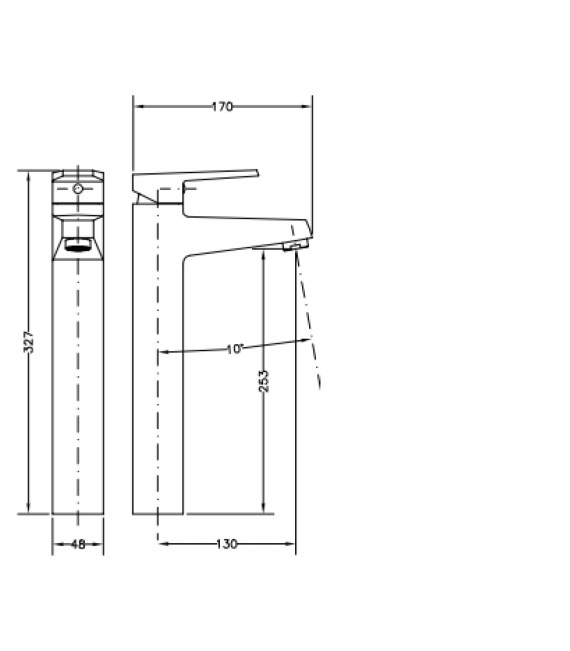 KLIP Monomando Lavabo