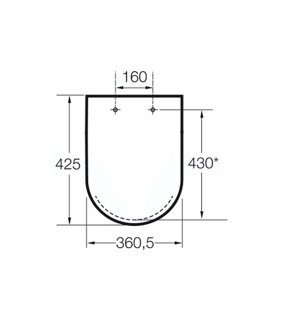 DAMA COMPACTO Tapa Asiento WC